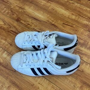 Adidas Superstar- Classic White and Black Striped